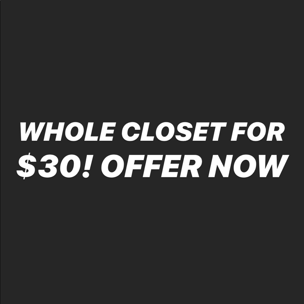 EVERYTHING THAT ISN’T SOLD